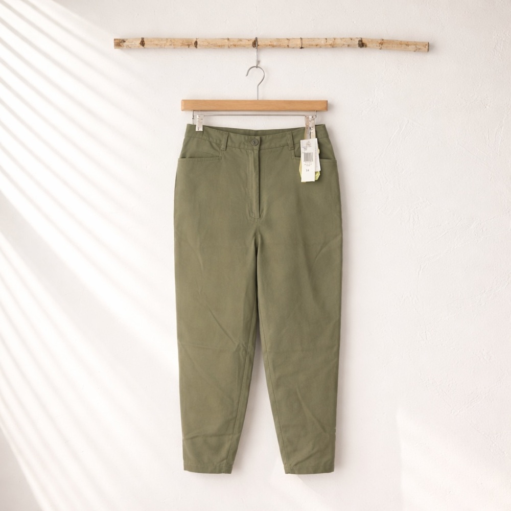 Jones New York Sport Size 14 Pistachio Green Cotton Slacks